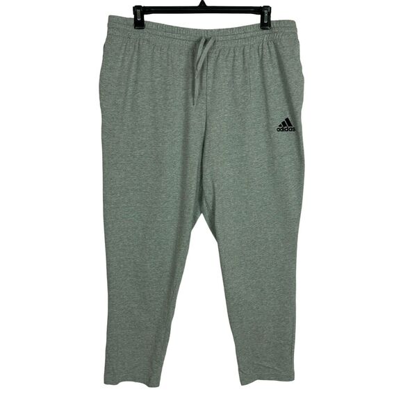 Adidas Gray Sweatpants Men's Size 2XL Pockets - Picture 1 of 4